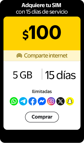 Recarga Mi Bait $100 móvil